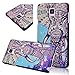 Seedan Elephant Painting Case for Samsung Galaxy Note 4 Protective Hard Slim Design Cover Skin Super Light
