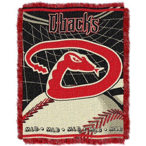 MLB Arizona Diamondbacks 48-Inch-by-60-Inch Jacquard Acrylic Throw