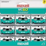 Maxell(R) Microcassette Tape, 60-Minute, Pack Of 9