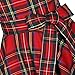 Christmas Present Women's 1950s Sundress Plaid Sleeveless Vintage Party Swing Dresses