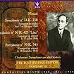 The Koussevitsky Edition - Volume 2 - Mozart: Symphony No. 34 K. 338 (studio recording 1940); Symphony No. 36 K. 425 "Linz" (live recording 1946); Symphony No. 39 K. 543 (live recording 1943)