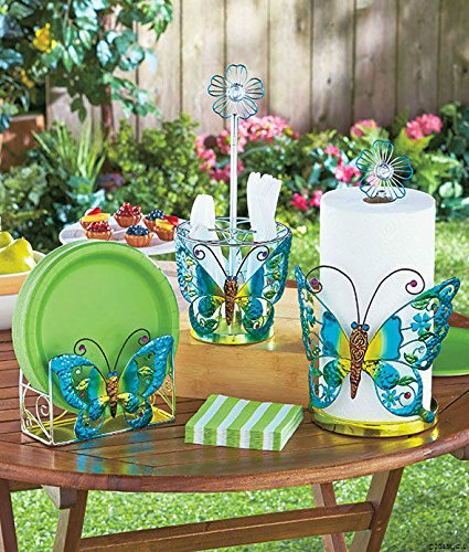 Butterfly Table Decor, Paper Towel Holder, Flatware Caddy ...