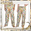 Cute CAT Pajama Bottoms or Lounge Pants SIZE XL- FOR HIM or HER 100% Natural Cotton NOT a CHEAP BLEND