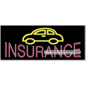 Auto Insurance Neon Sign