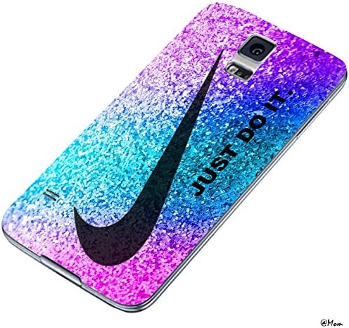 DCD - Just Do It Nike Pink Glitter Custom Case for Samsung Galaxy S4 S5 S6 (Samsung Galaxy S5 white)