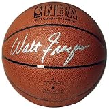 Walt Frazier Autographed Basketball
