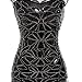 gastbypty Women's 1920s Black Sequin Gatsby Maxi Long Evening Prom Dress
