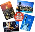3-D New York City Souvenir Postcards Set (4-Pack)