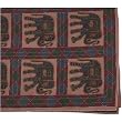 Cotton Bed Cover Wood Block Print Home Accessories (bcov487)