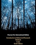 Introduction to behavioral research methods