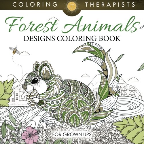 Forest Animals Coloring Book UnwindAndColor