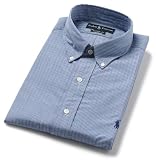 Ralph Lauren Mens Blue with Red Stripe Dress Shirt