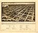 Aeroplane view of business district Amarillo, Texas. Drawn by E. E. Motter. Copyright by G. C. Sturdivant., large historic panoramic map reprint measured in inches 40x36
