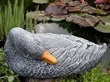 Eigenschaften Tiefes Kunsthandwerk GbR  / Steinfigur Tierfigur Ente groß schiefergrau