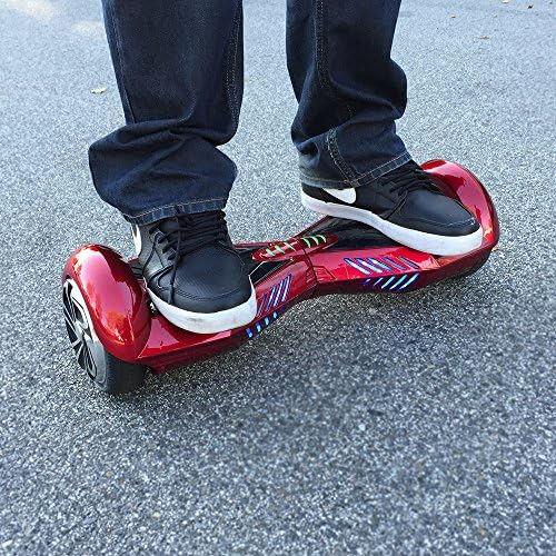 The Original Monster Wheel: Intelligent Self Balancing Hoverboard with LED Lights - Gold with Black Pads (M3-GDBK)