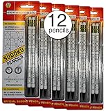 Sensematic Non Sharpening Auto Feed Mechanical #2 Pencil .7 MM Sudoku Design - (Wholesale Bulk Pack of 12 Pencils)