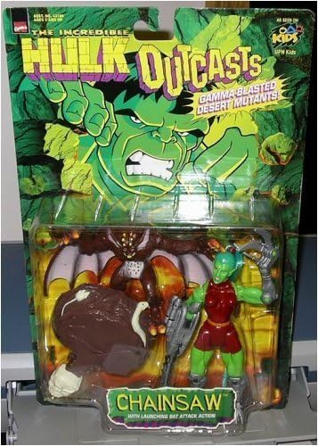 HULK " CHAINSAW w/ LAUNCHING BAT ATTACK ACTION" by HULK OUTCASTS