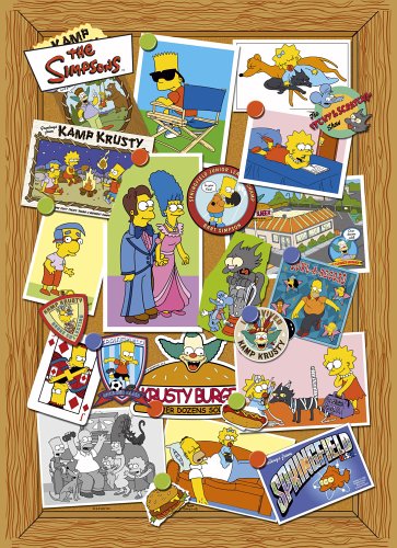 Childrens Toyshop  Toys : The Simpsons Pinboard Jigsaw Puzzle 500 pcs