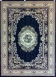 IMAGE OF Persian 403 Traditional Area Rug 5-ft 2-inx7-ft 3in Black