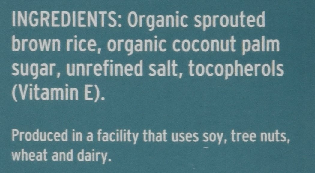 Amazon.com: One Degree Organic Foods Sprouted Brown Rice Crisps ...