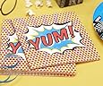 Ginger Ray Paper Napkins - Pop Art Superhero Decorations-20 count