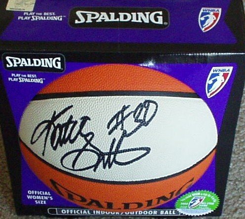 Katie Smith (U.S. Olympic Team, Detroit Shock, Minnesota Lynx) autographed WNBA basketball