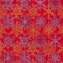 Caspari Snowfall 9-Foot Wrapping Paper Roll, Red/Gold/Fuschia