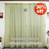 Review Best Home Fashion  / Elegant Scroll Sheer Curtain 84