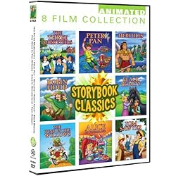 Storybook Classics 8 Pack: Black Beauty, Peter Pan, Hercules, Robin Hood, Three Musketeers, Wind In The Willows, Alice In Wonderland, Tom Sawyer