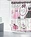 Glamour Girl Chic Fabric Shower Curtain By GoodGram