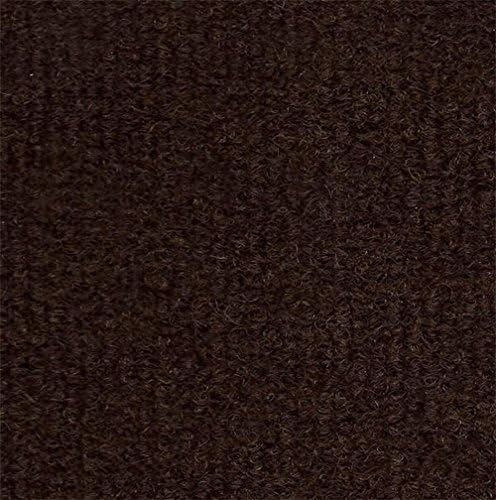Durasquares DSRB1818 Single Rib Indoor Carpet Tile, 18" L x 18" W, Dark Brown, 12 Tile per Case