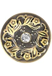 Ginger Snaps Petals PETALS AROUND SN15-29 Interchangeable Jewelry Snap Accessory