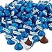 Hershey's Kisses 1 Pound Dark Blue Foil Wrapping Milk Chocolate 100 Pieces Approx.