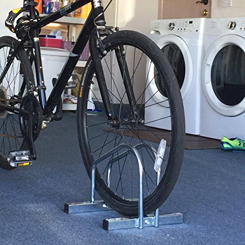 EasyGo Single Bike Wheel Rack Floor Stationary Garage Bicycle Stand