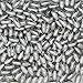 3x6mm Oval Oat Rice Melon Bright Silvertone Metalized Economy Beads
