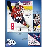Pather Popz Washington Capitals Alex Ovechkin 3D Poster, Magnet And Bookmark Set
