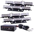 36 x Ultra Bright Amber LED Emergency Warning Use Flashing Strobe Lights Bar For Windshield Dash