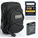SET mit Tasche Bundlestar Blackstar universal Schwarz + Akku f�r Nikon EN-EL12 + SDHC 8GB Class 6 -- F�r Nikon CoolPix S9300 S9100 S8100 S8200 P300 P310 S1200pj AW100