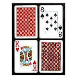 Trademark Poker Playing Card Deck 2-pk. with Jumbo Index and Master Design- Bridge-Size