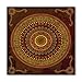 Lunarable Unisex Bandana, Mandala Bohemian Cultural Design, Green Brown