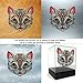 Sticker Floral Domestic Cat Head durable Boat (3 X 2,90 In. ) Fully Waterproof Printed vinyl sticker