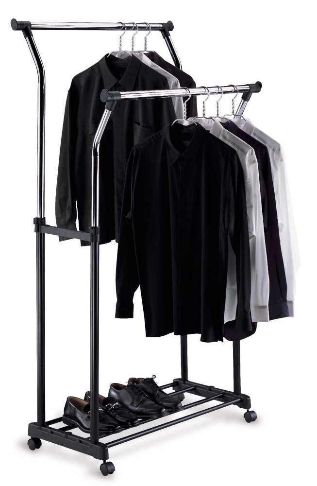 Amazon.com - Organize It All Double Adjustable Garment Rack (1719 ...