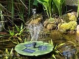 Outdoor Living : Chelsea Solar Lily Fountain - Green