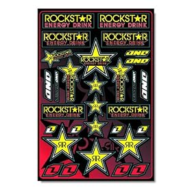 ONE INDUSTRIES DECAL SHEET - ROCKSTAR (12MM)