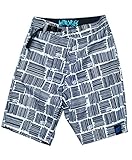Ten-80 Mens Subdivision Boardshorts (32, White)