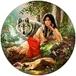 Mystic Bond 1000pc Round Jigsaw Puzzle by Russ Docken