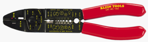 Klein Tools 1002 8-1/2-Inch All Purpose Wire Stripper and Cutter 10-22 AWG