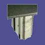 CPU Holder, Swivel Mount, 9-1/2x18-1/2x9, Steel, Black