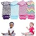 juDanzy baby or toddler girl Zig Zag 4-Pack of Chevron Leg Warmers