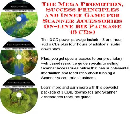 External hard drive:The Mega Promotion, Success Principles and Inner Game for Scanner Accessories On-line Biz Package (3 CDs)